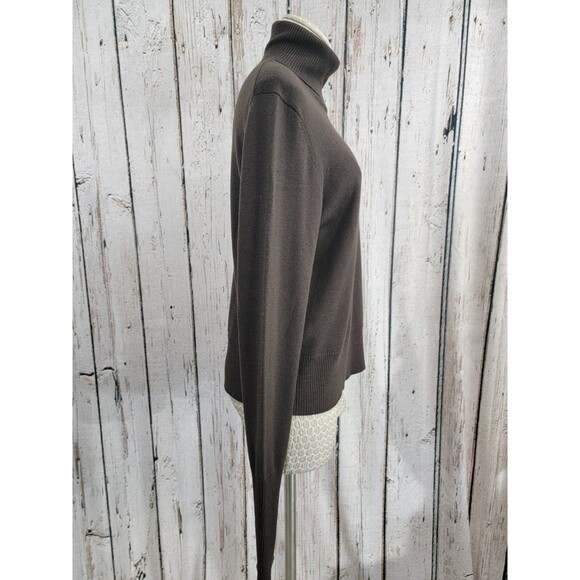 KSD Women's Size X Company Ellen Tracy Merino Wool Turtleneck Sweater Pullover - Picture 4 of 7